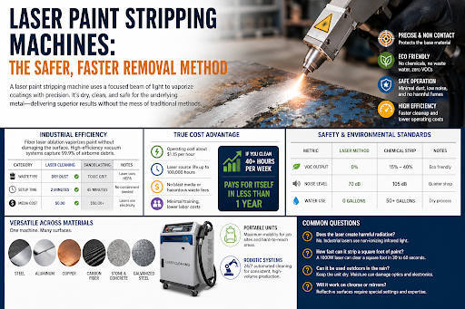 laser paint stripping machine